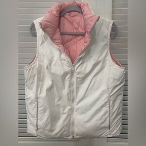 Columbia Women's Reversible White and Pink Vest